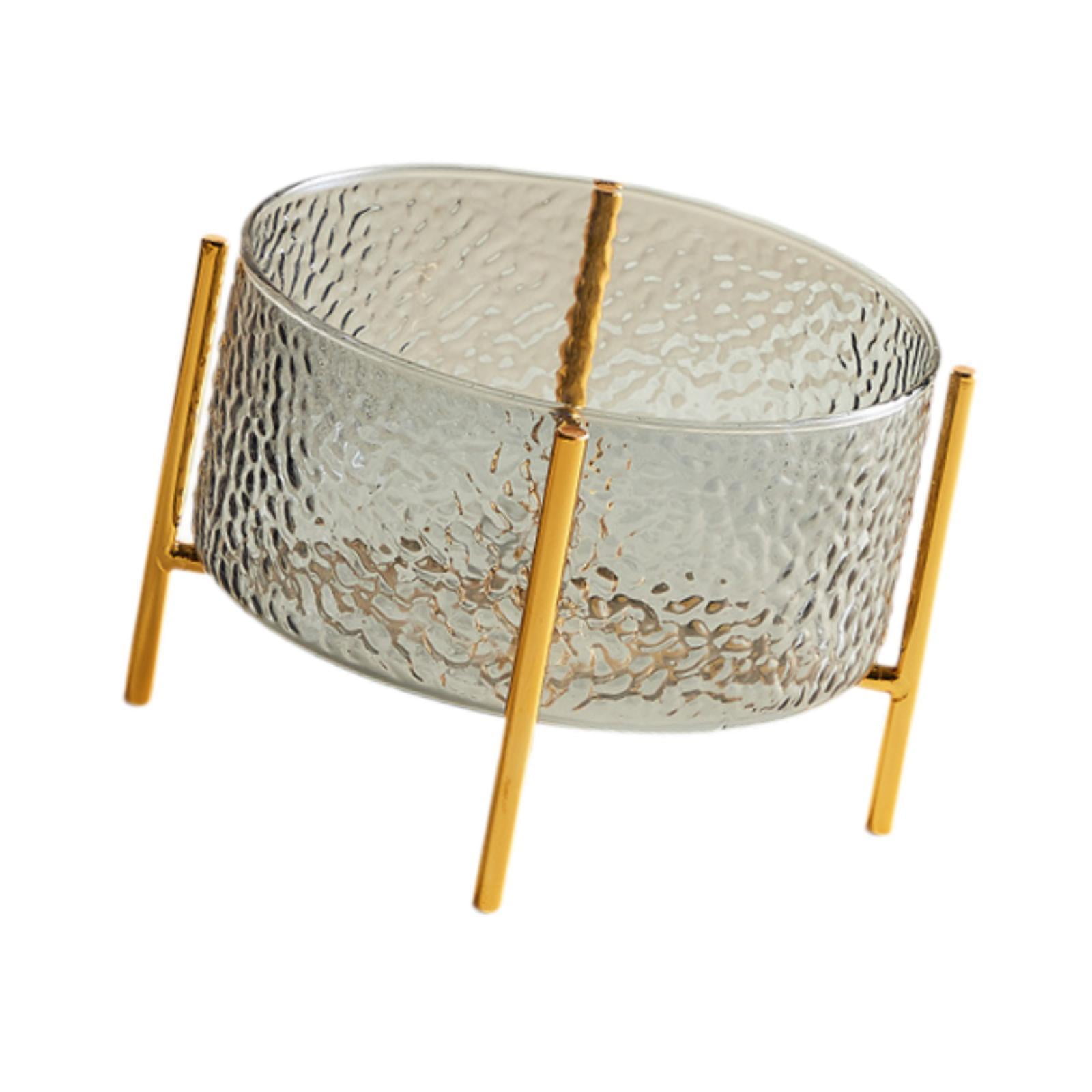 Bothyi - Cesta De Frutas, Bandeja Cilíndrica Redonda Para Servir, Para Restaurante, Sala De Estar, Hotel, Gris