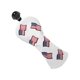 thumbnail image 3 of Fundas Para Cabezas De Palos De Golf Fundas Para Cabezas De Cuello Largo Para Woods Driver White 3 5, 3 of 5