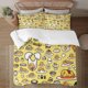 thumbnail image 1 of GUDETAMA 3-Piece Bedding Set For Kids Boys Girls Adult Cartoon Warm Cute Fashion Holiday Present Gift Bed Sheets, 1 of 5