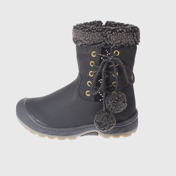 Bota Pom Pom Negro Cellina Lider