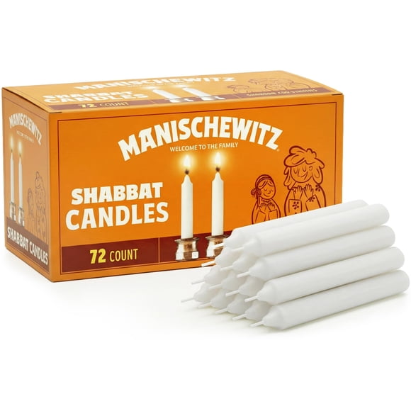 Velas Manischewitz 72 unidades – 3 h de tiempo de combustión