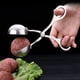 thumbnail image 3 of Pinzas de acero inoxidable para hacer bolas de arroz, pinzas antiadherentes para alimentos, cuchara para masa de galletas, molde para hacer bolas de pescado, helado, utensilios de cocina prácticos (di, 3 of 7