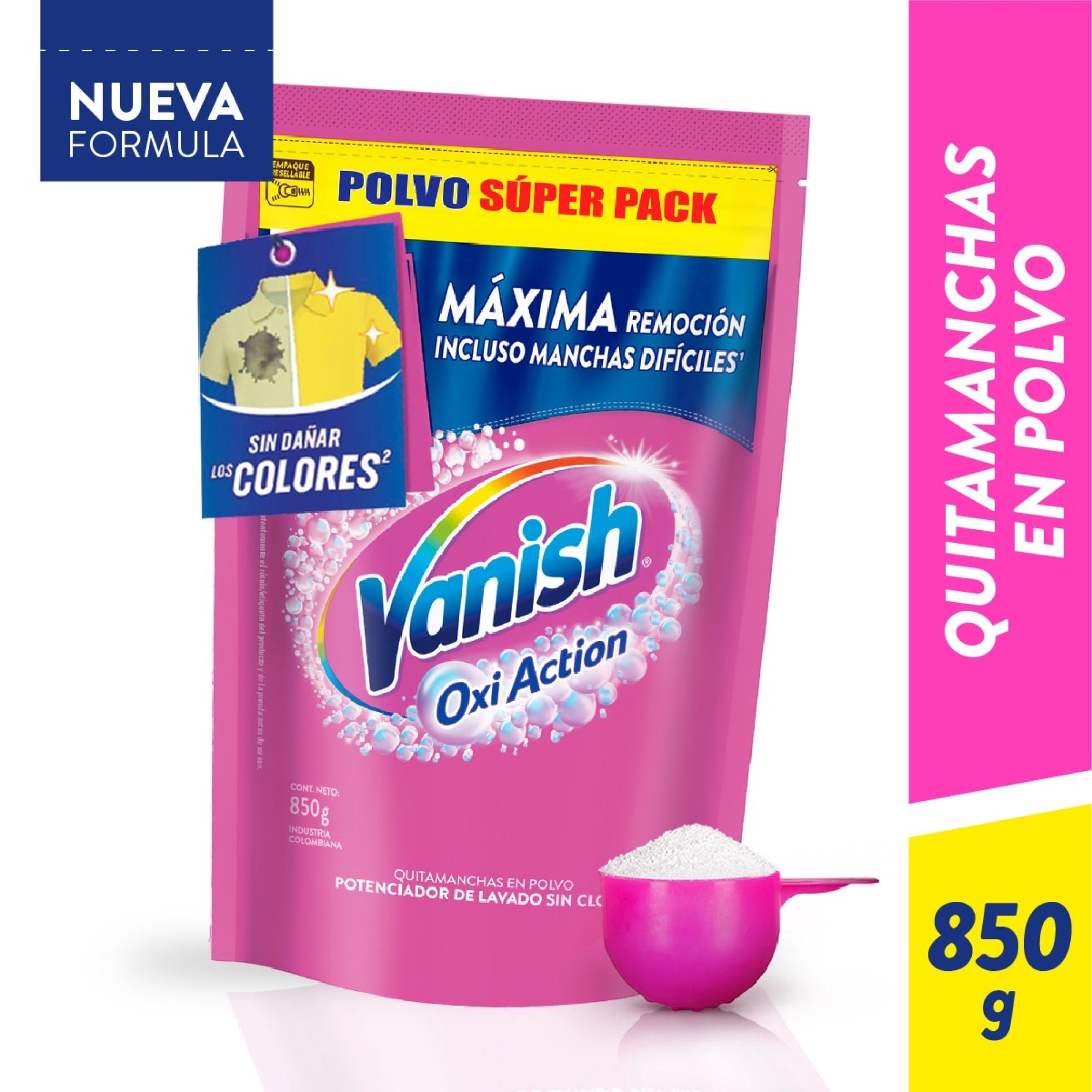 Vanish - Quitamanchas Polvo Ropa Color Doypack