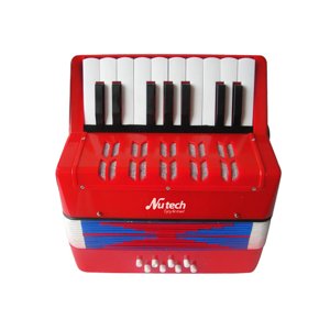 Nutech - Acordeón De Niño 17 Notas Color-Rojo