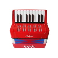 Nutech - Acordeón De Niño 17 Notas Color-Rojo