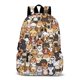 thumbnail image 1 of Mochila escolar ROVOZAR Funny Dog de 17 pulgadas con bolsillo para portátil, 1 of 8