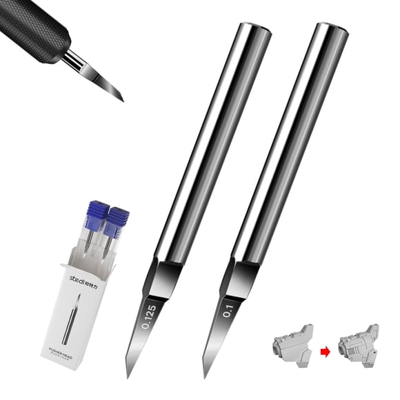 Scriber Blades Stedi Modelo Acero Tungsteno 0,1+0,125 mm