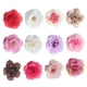 thumbnail image 2 of 10 piezas mini cabeza de flor color de rosa de seda artificial para la boda 4cm multicolor, 2 of 3