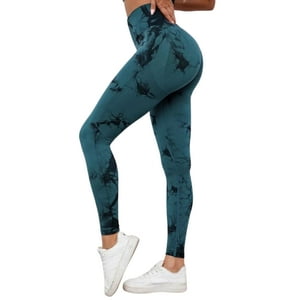 Sukha - Calzas Leggings Push Up Verde Oscuro M