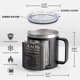 thumbnail image 3 of Taza de acero inoxidable SANDJEST 414 ml con asa, 3 of 7