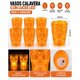 thumbnail image 5 of Pack 6 Vasos Calavera Con Luz LED Para Halloween Y Fiestas, 5 of 6