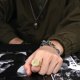 thumbnail image 2 of Anillo Mason G Gold Space de Hombre Masculino Moda, 2 of 3