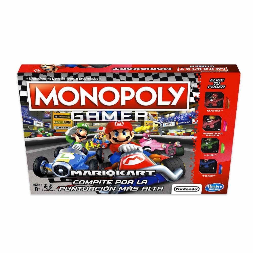 Hasbro Gaming - Juegos De Mesa Monopoly Gamer Mariokart