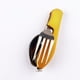 thumbnail image 3 of Ultimate 4-in-1 Stainless Steel Outdoor Tableware Set for Camping, Hiking, Picnics, and Travel - Includes Spoon, Knife, Fork, and Bottle Opener - Folding and Pocket-Sized for Easy Carrying, 3 of 4