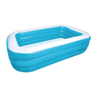 Importclick - Piscina Inflable Infantil Azul 210X150X60 Cm