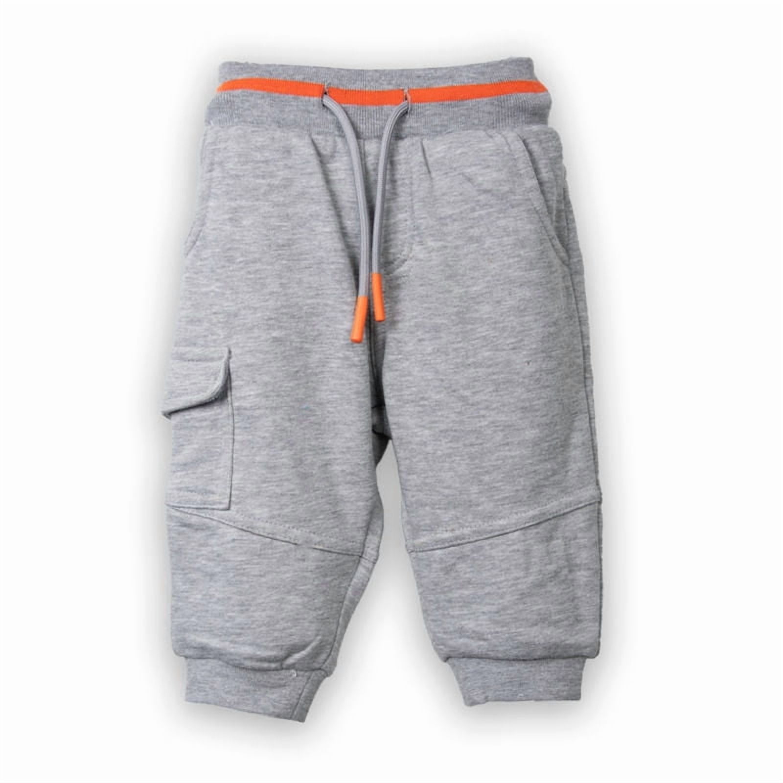 Pantalón Buzo Bebe Niño Gris Pillin