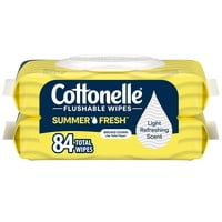 Toallitas Desechables Cottonelle Summer Fresh Scented 84 Unidades