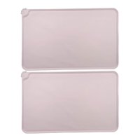 Magideal - Alfombrilla De Comida Para Perros, Prevención De Derrames De Alimentos, Alfombrilla De Alimentación Impermeable Para Mascotas Para Pisos De Protección Rosa Fina