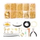 thumbnail image 5 of Kit de suministros para la fabricación de joyas Alicates para joyería Alambres para joyería Cierres de langosta de metal Herramienta de reparación de Conjunto de oro 2, 5 of 5