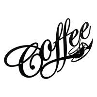 Bothyi - Letrero De Café De Metal Decoración De Pared Ornamento Estilo Vintage Para Jardín De Cocina