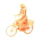 thumbnail image 5 of Figuras De Personas En Miniatura Sin Pintar A Escala 1/87 Para Chica En Bicicleta De Escena En Miniatura, 5 of 5