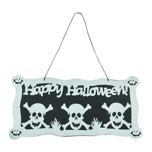 Letrero Calavera 48X22 Cm Halloween Big Party