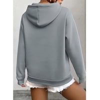 Likeshop - Poleron Mujer Invierno Con Gorro Forro Polar City 1726