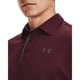 thumbnail image 3 of Polo de golf Under Armour Tech para hombre, color granate y grafito, 3 of 5