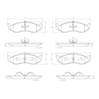 Pastillas Freno Para Auto Comline Cbp36087