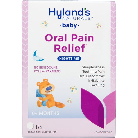 Tabletas calmantes nocturnas Hyland's Baby 125 tabletas