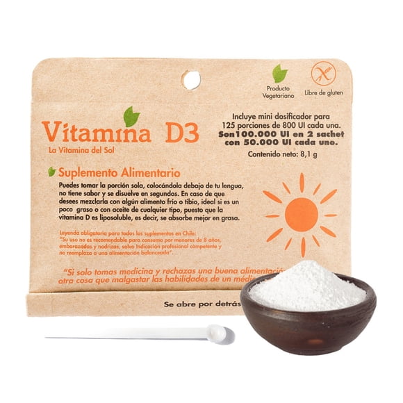 VITAMINA D3 LIBRE DE GLUTEN