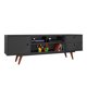 thumbnail image 1 of Rack Tv 70 Retro80 Negro, 1 of 4