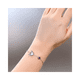thumbnail image 3 of Pulsera De Acero Estilo Kawaii Kuromi Con Circón, 3 of 4
