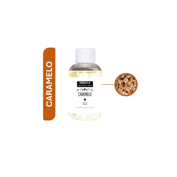Esencias Aromáticas Pura Para Velas De Soya Y Parafina 50ml Caramelo