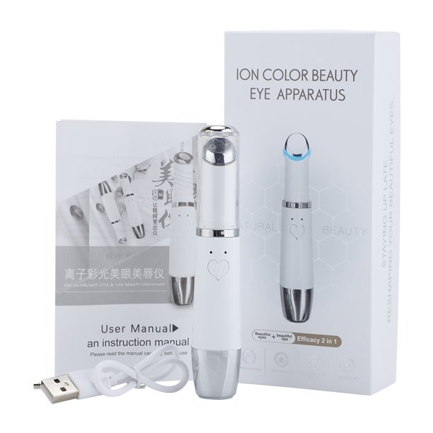Eye Massager Beauty Health Pen EMS Microcurrent Face Lifting Wrinkle Remover Heating Eyes Massage Apparatus Skin Care Machine