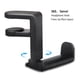 thumbnail image 2 of PC Gaming Headphone Stand Headset Hook Holder, Hanger Mount With Adjustable Rotating Arm Clamp, Desk Mount Universal Bag Bracket, 2 of 3