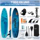 thumbnail image 2 of Set Tabla Stand Up Paddle Surf Inflable Azuria 320x81x15cm Color Oceánico, 2 of 12