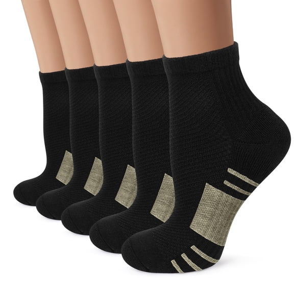 Calcetines de Compresión para Tobillo Iseasoo S/M con Infusión de Cobre