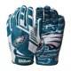 thumbnail image 1 of Guantes de fútbol americano Wilson NFL Stretch Fit Juveniles Philadelphia Eagles, 1 of 3