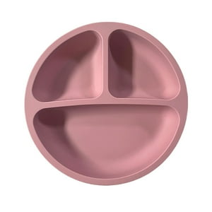Veat00L - Bandeja De Silicona Para Bebés Y Niños, Base Antideslizante, Diseño En Forma De Cuchara En La Esquina Interior Para Evitar Derrames, Sin Bpa, Fácil De Limpiar