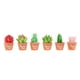 thumbnail image 1 of Mini Plantas Suculentas Artificiales, Bonito Cactus De Resina Con Maceta Especial, 6 Uds., 1 of 5