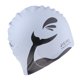 thumbnail image 1 of Gorros De Natación Impermeable Unisex Premium Silicona Antideslizante Gorro De Natación Plata, 1 of 5