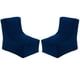 thumbnail image 1 of Set Pouf Tatto 1c Felpa Azul Marino, 1 of 4