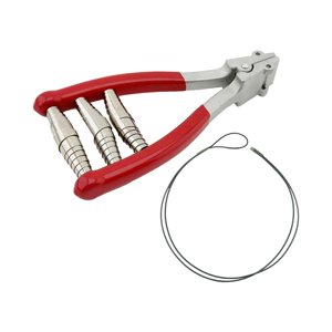 Ioensy - Abrazadera De Arranque Deportivo, Herramienta De Sujeción De Aleación Para Raqueta De Tenis, Color Rojo