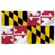 thumbnail image 1 of Bandera Anley Fly Breeze del estado de Maryland, 90 x 150 cm, poliéster, 1 of 6