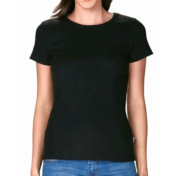 Camiseta Cotton Rib Manga Corta