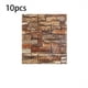 thumbnail image 1 of 10pcs 3D Wall Stickers Diy Wallpaper Foam Soft Tiles, Bedroom Faux Brick Wallpaper Decoration, Waterproof And Mildew-resistant Self-adhesive Wallpaper For Living Room Kitchen TV Backdrop, 1 of 3
