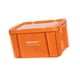 thumbnail image 1 of Contenedores De Almacenamiento Apilables Industriales Tote Bin Para Juguetes De Estante Casa Móvil Naranja, 1 of 3