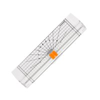 Crusec - Cutter Guillotina A4 Estudiantes Trabajo Papelería - Blanco