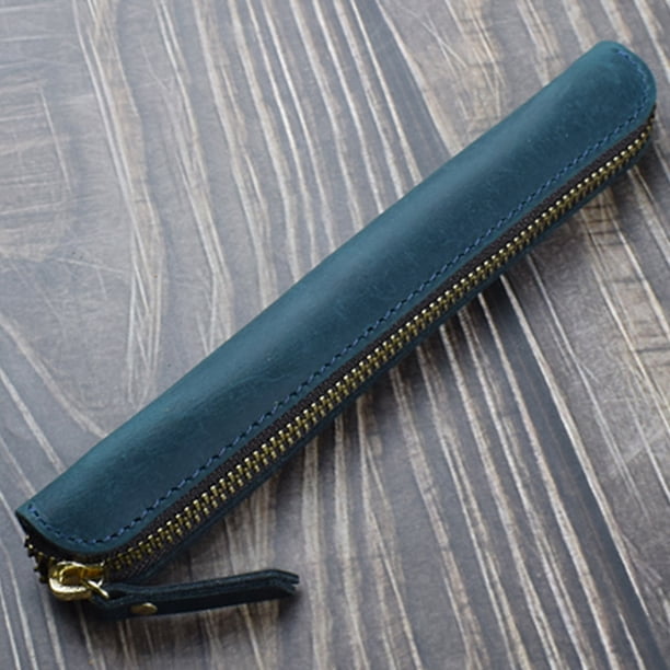 Premium Genuine Leather Pen Case - Perfect for Single Pens!